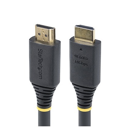 StarTech.com Active HDMI 2.0 Cable 15 m – 4K 60 Hz, 18 Gbps