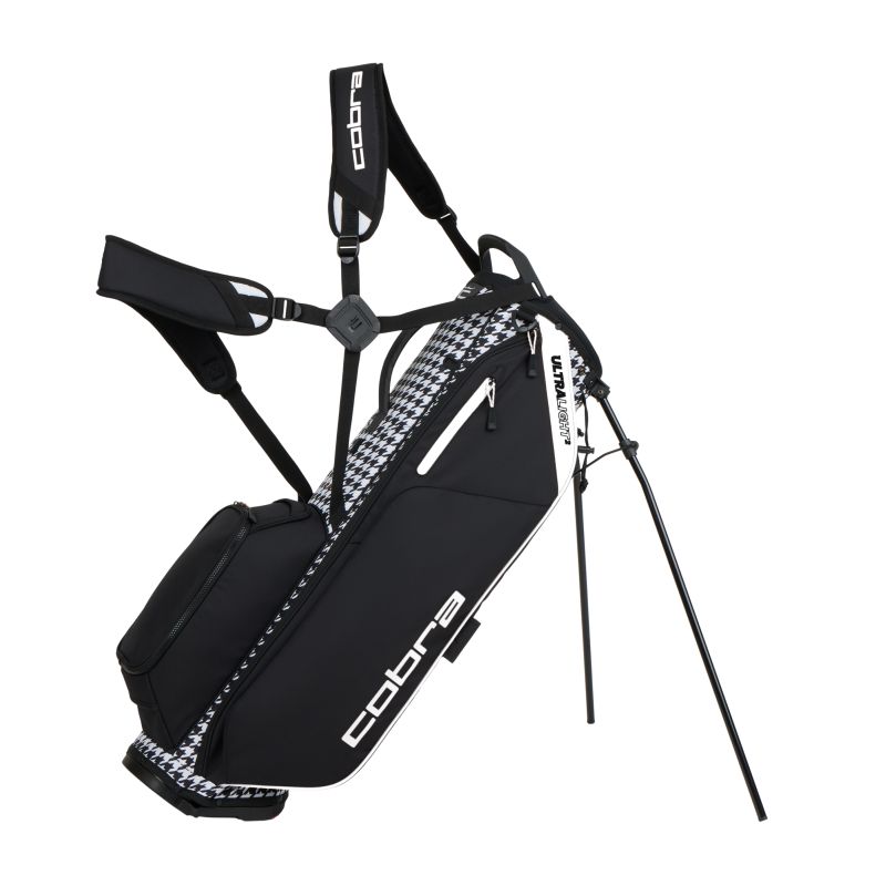 Cobra Ultralight 2 Stand Bag - Houndstooth/Melted Carmel