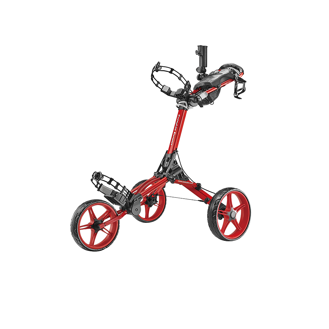 CaddyTek CaddyLite Compact - Golfkärry – Punainen
