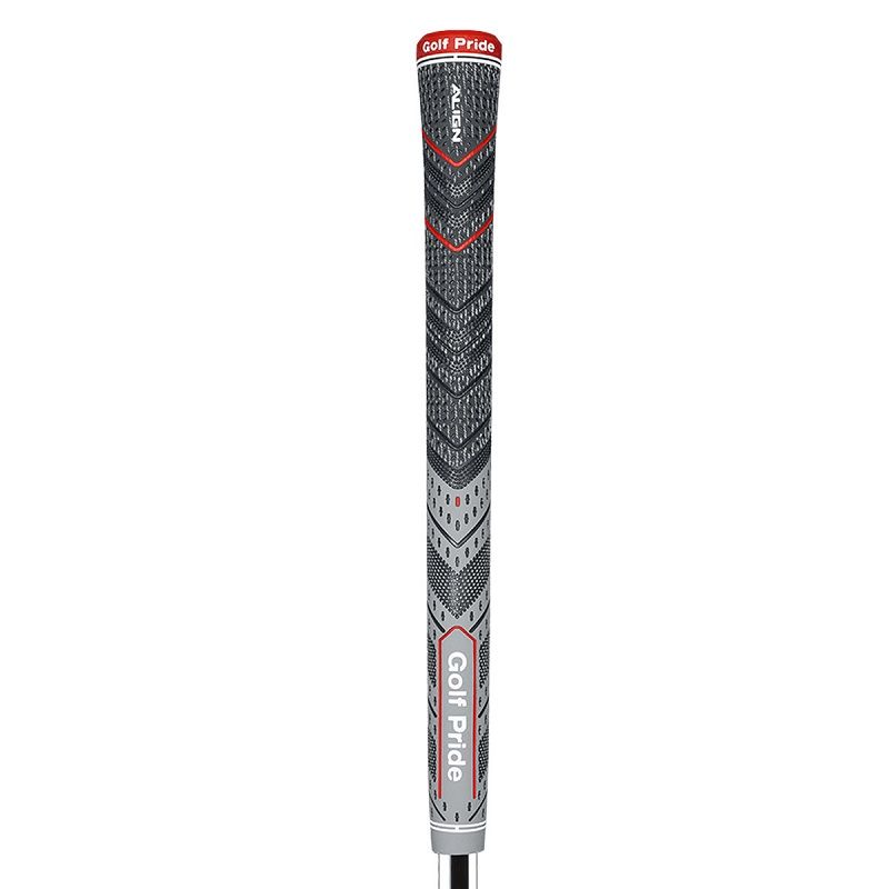 Golf Pride New Decade MultiCompound Plus4 ALIGN Grey Ribbed Golfgripit