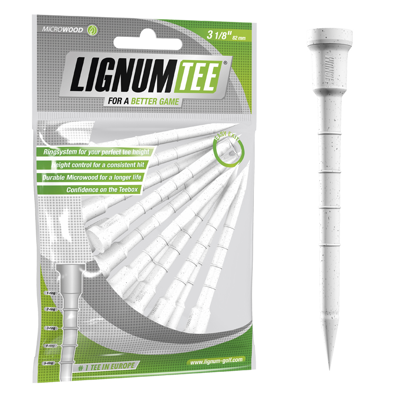 Lignum Tees White Golf-Tiit